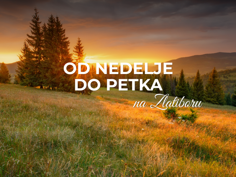 Septembar na Zlatiboru 3+1 noćenje gratis